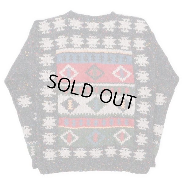 画像2: 80's Woolrich ネイティブ柄 ウールニット (2)