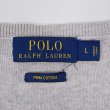 画像3: 00's Polo Ralph Lauren Vネック コットンニットベスト “GRAY” (3)