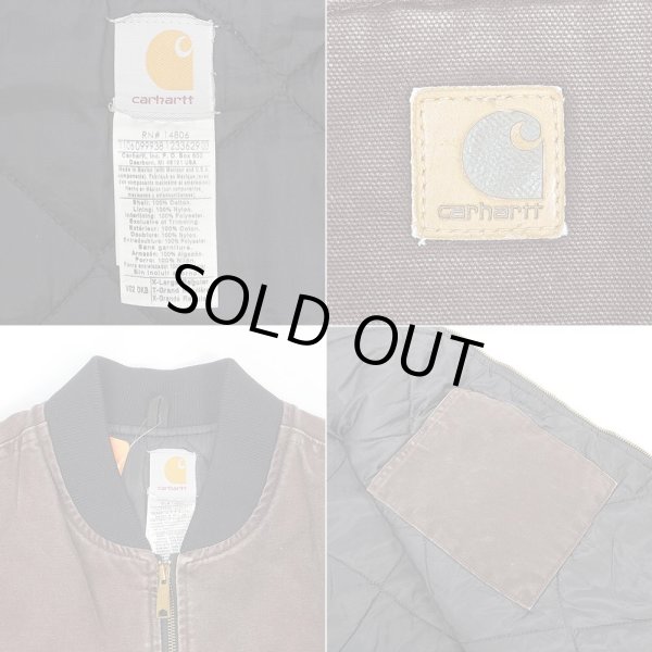 画像3: 00's Carhartt ダックベスト "V02 DKB" (3)