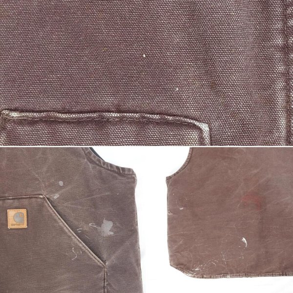 画像4: 00's Carhartt ダックベスト "V02 DKB" (4)