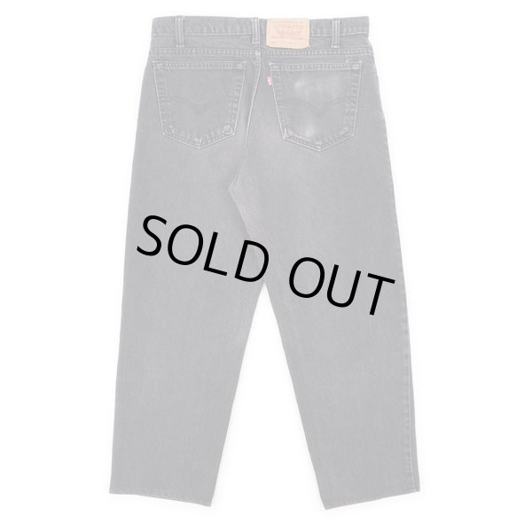 画像2: Early 00's Levi's 550 ブラックデニムパンツ "MADE IN CANADA / W33 L30" (2)