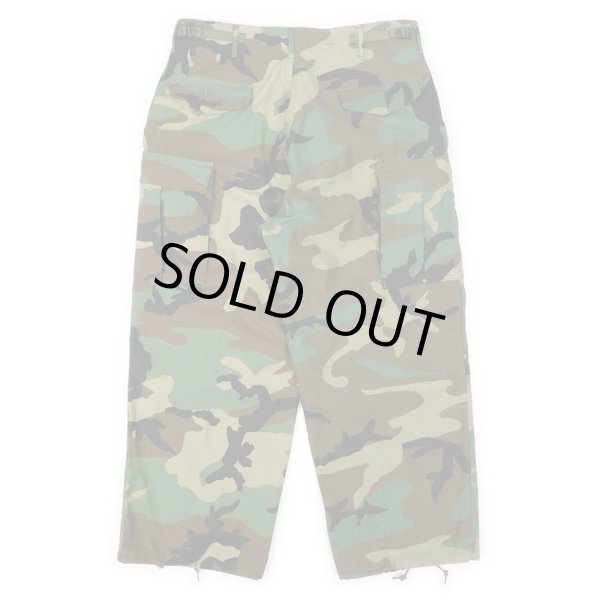 画像2: 80's US.ARMY M-65 ウッドランドカモ柄 フィールドトラウザー "MEDIUM-SHORT / DEADSTOCK" (2)