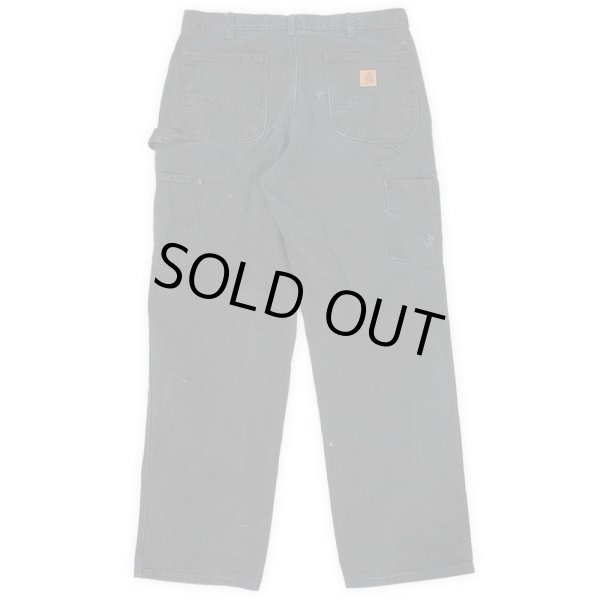 画像2: 00's Carhartt ダックペインターパンツ "BLACK" (2)