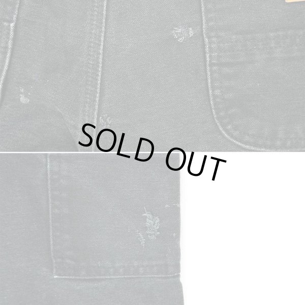 画像5: 00's Carhartt ダックペインターパンツ "BLACK" (5)