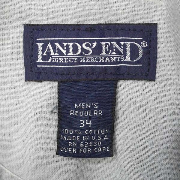 画像3: 90's LANDS' END ブラックデニムパンツ "MADE IN USA" (3)