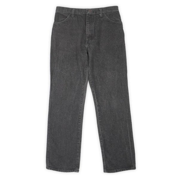 画像1: Early 00's RUSTLER 87621BK 先染めブラックデニムパンツ "W34 L30" (1)