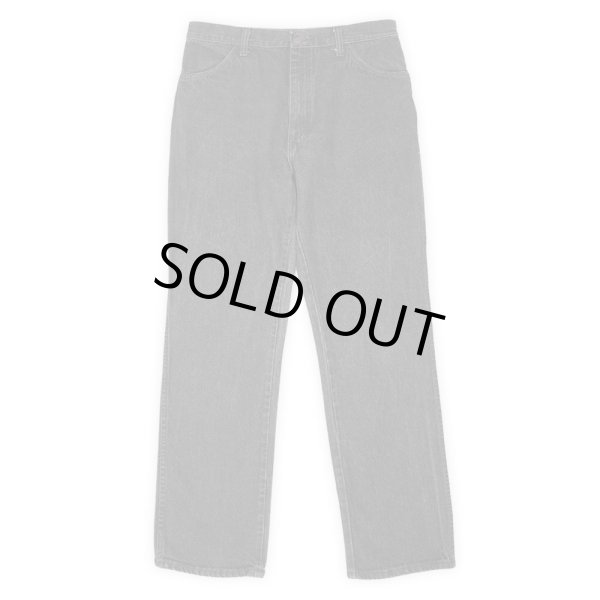 画像1: Early 00's RUSTLER 87621BK 先染めブラックデニムパンツ "W34 L30" (1)