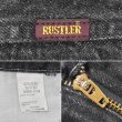 画像4: Early 00's RUSTLER 87621BK 先染めブラックデニムパンツ "W34 L30" (4)