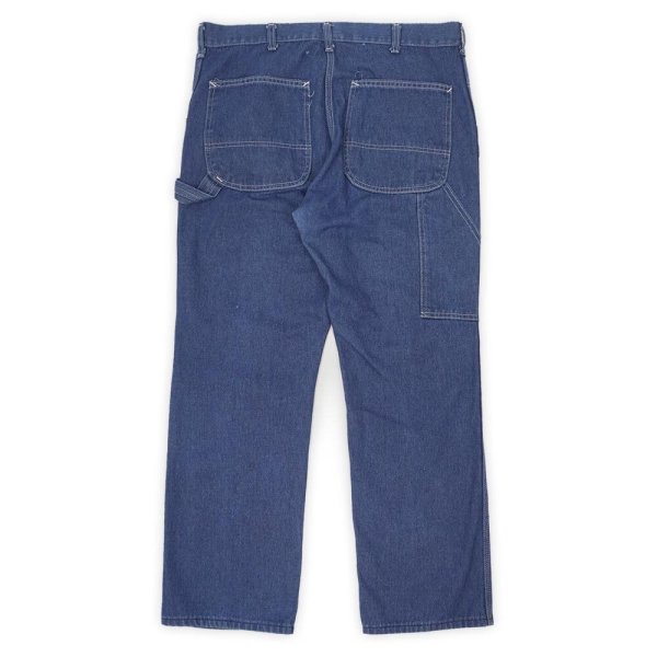 画像2: 80's Sears デニムペインターパンツ "MADE IN USA / W36 L30" (2)