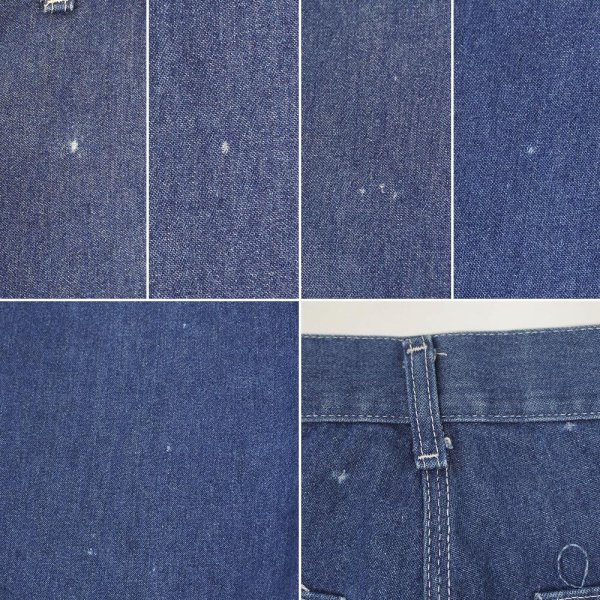 画像4: 80's Sears デニムペインターパンツ "MADE IN USA / W36 L30" (4)