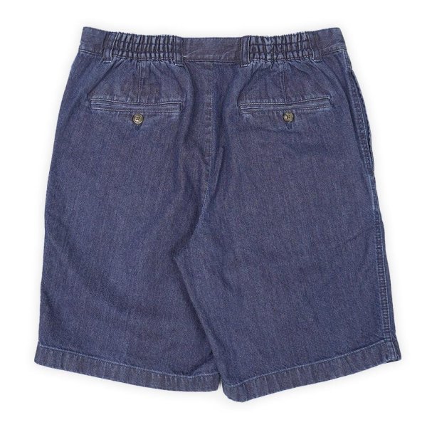 画像2: 00's ROUNDTREE&YORKE 2タック デニムイージーショーツ (2)