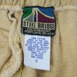 画像3: 90's STEEL BRIDGE フレンチテリー ショーツ "YELLOW / MADE IN USA / DEADSTOCK" (3)
