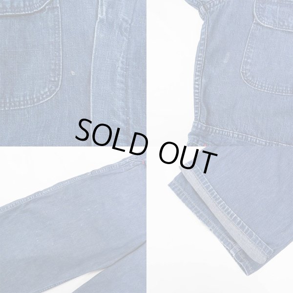 画像4: 60's BLUE BELL デニムオールインワン (4)