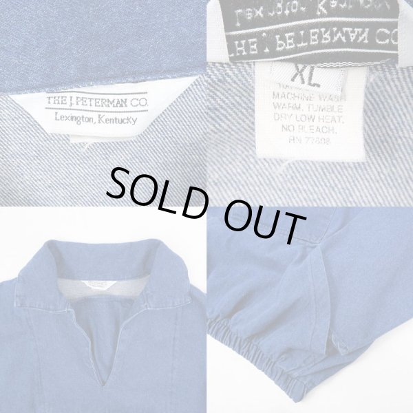 画像3: 90's THE J.PETERMAN プルオーバー デニムジャケット (3)