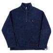 画像1: 90's Polo Ralph Lauren ハーフジップ フリースジャケット (1)