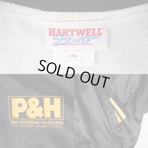 画像3: 90's P&H ナイロンサテンスタジャン "MADE IN USA" (3)