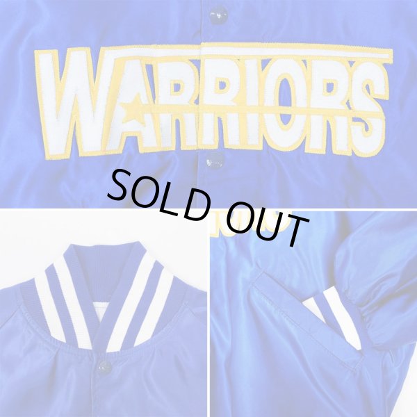 画像4: 80's BUTWIN ナイロンスタジャン “Golden State Warriors” (4)
