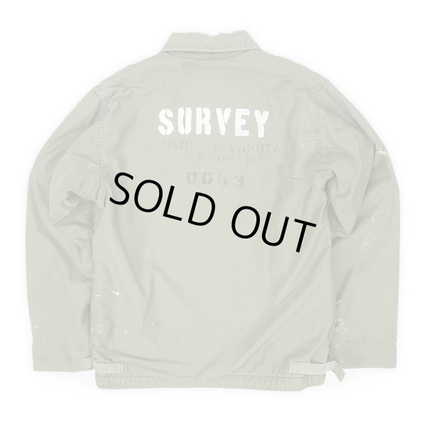 画像1: 80's US.NAVY A-2 デッキジャケット "MEDIUM" (1)