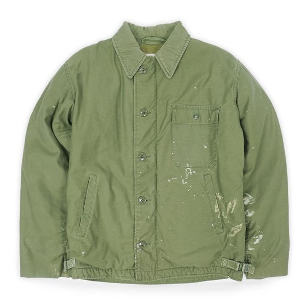 画像2: 80's US.NAVY A-2 デッキジャケット "MEDIUM" (2)