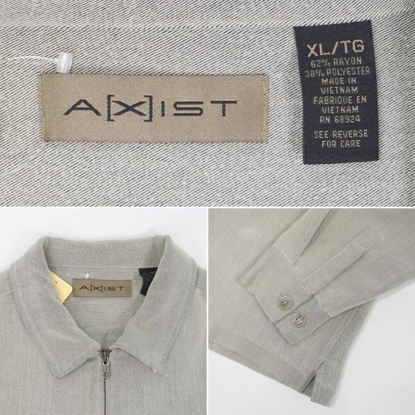 画像2: 00's AXIST レーヨンシャツジャケット (2)
