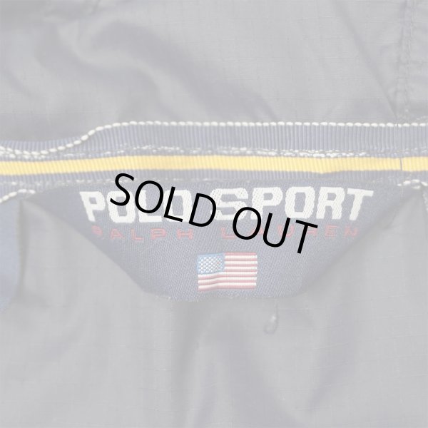 画像3: 90's POLO SPORT ナイロンアノラック (3)