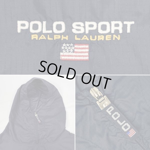 画像4: 90's POLO SPORT ナイロンアノラック (4)