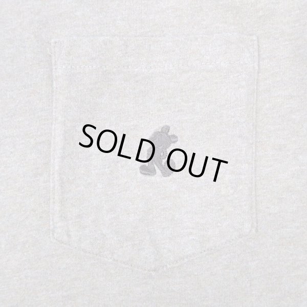 画像3: 90-00's Disney ポケットTシャツ "HEATHER BROWN" (3)