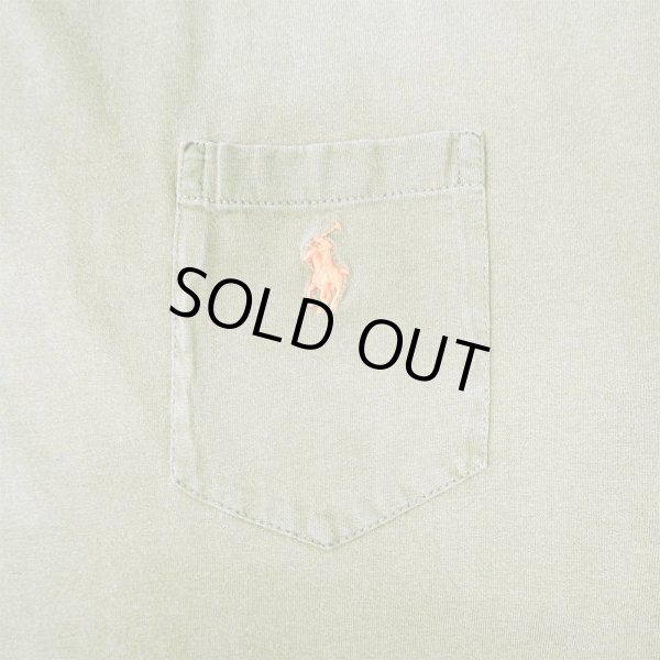 画像2: 00's Polo Ralph Lauren ポケットTシャツ “Olive Green” (2)