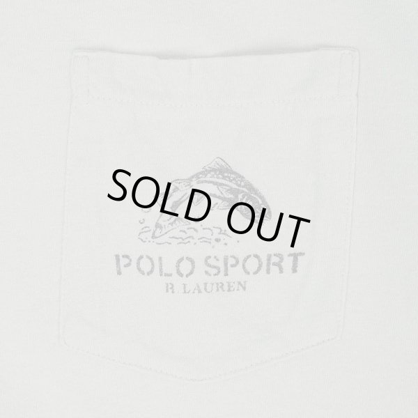 画像4: 90's POLO SPORT ポケットTシャツ "SPORTSMAN / MADE IN USA" (4)