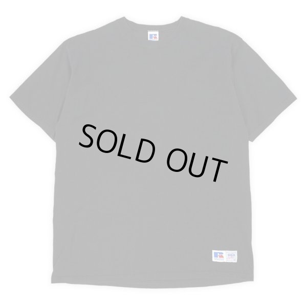画像1: 90's RUSSELL ブランクTシャツ "HIGH COTTON / MADE IN USA / BLACK" (1)