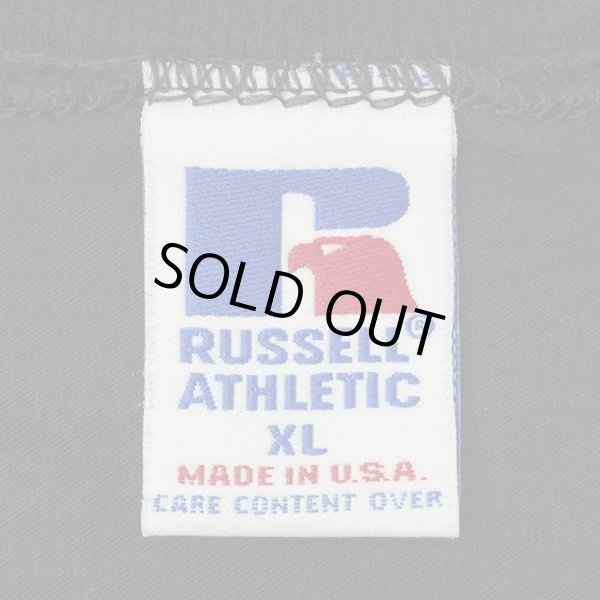 画像2: 90's RUSSELL ブランクTシャツ "HIGH COTTON / MADE IN USA / BLACK" (2)