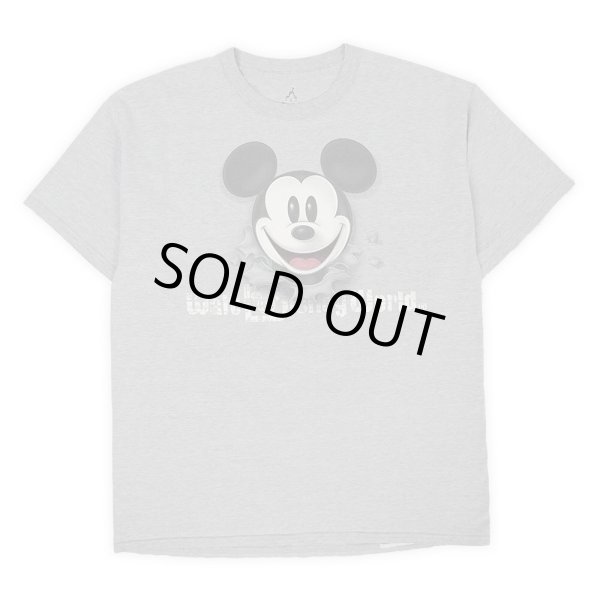 画像1: 00's Disney 両面プリントTシャツ "MICKEY MOUSE" (1)