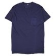 画像1: 70's Fruit of the loom ポケットTシャツ "DEADSTOCK / NAVY / MADE IN USA" (1)