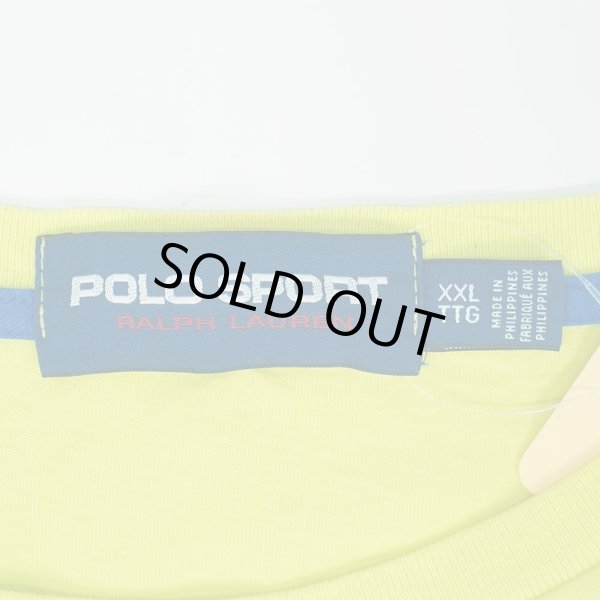 画像2: 00's POLO SPORT L/S プリントTシャツ "DEADSTOCK / YELLOW GREEN" (2)