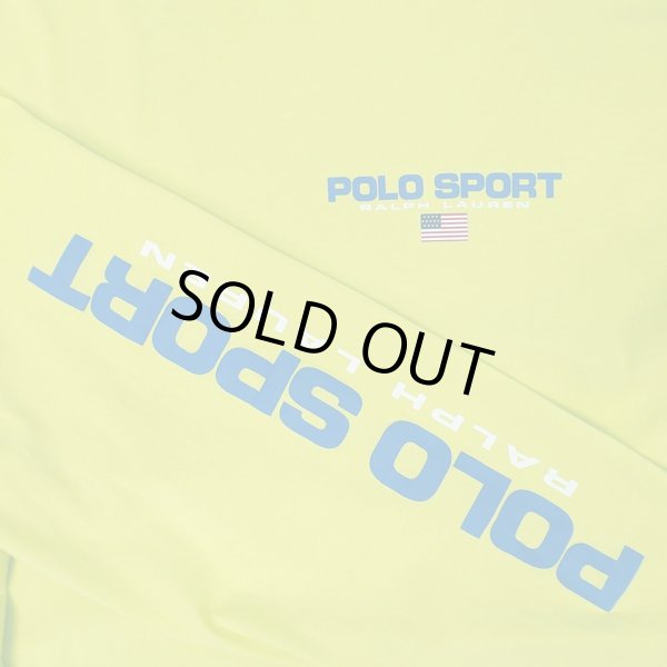 画像3: 00's POLO SPORT L/S プリントTシャツ "DEADSTOCK / YELLOW GREEN" (3)