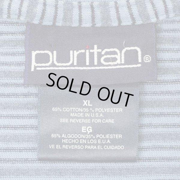 画像2: 90's PURITAN マルチボーダーTシャツ "MADE IN USA" (2)