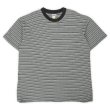 画像1: 90's BASIC EDITIONS マルチボーダーTシャツ "MADE IN USA / GREEN × BLACK" (1)