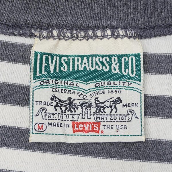 画像2: 90's Levi's ボーダーTシャツ "MADE IN USA" (2)