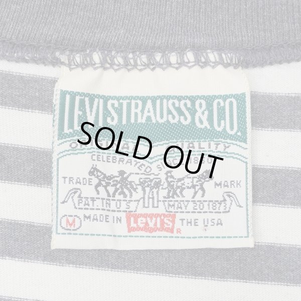 画像2: 90's Levi's ボーダーTシャツ "MADE IN USA" (2)