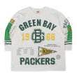 画像1: 90's Long Gone フットボールTシャツ "GREEN BAY PACKERS / MADE IN USA" (1)