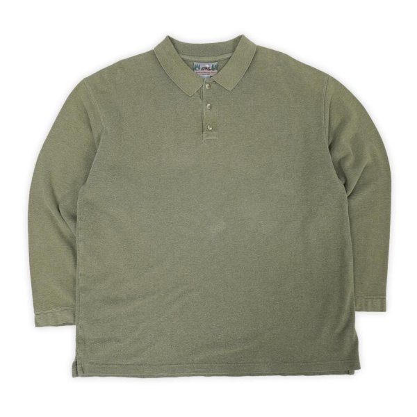 画像1: 90's EMS L/S ポロシャツ "MADE IN USA" (1)