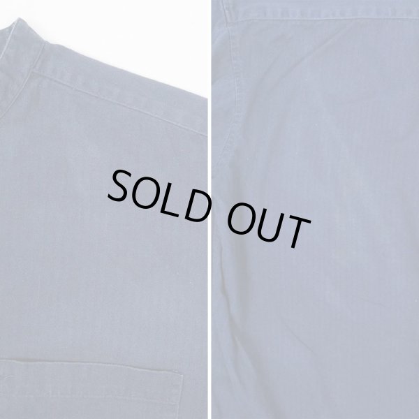 画像4: 90's JOHN ASHFORD ヘリンボーン バンドカラーシャツ (4)