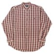 画像1: 90's Polo Ralph Lauren ボタンダウンシャツ “BIG SHIRT / BEIGH BASE” (1)