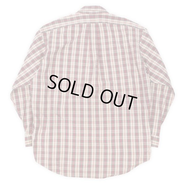 画像2: 90's Polo Ralph Lauren ボタンダウンシャツ “BIG SHIRT / BEIGH BASE” (2)