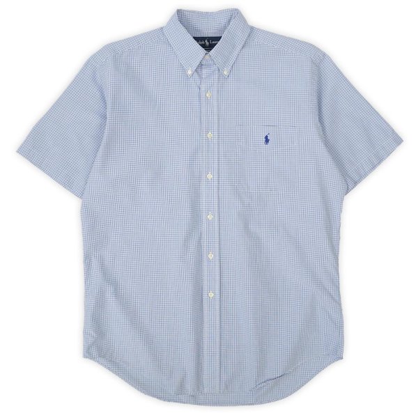 画像1: 90's Polo Ralph Lauren S/S ボタンダウンシャツ "CLASSIC FIT" (1)
