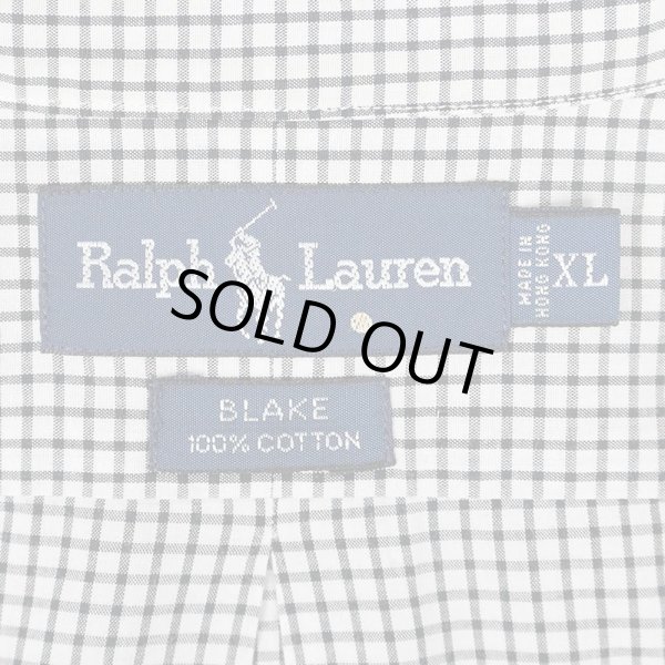 画像2: 90's Polo Ralph Lauren グラフチェック柄 ボタンダウンシャツ "BLAKE" (2)