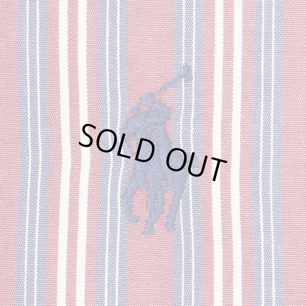 画像3: 90's Polo Ralph Lauren マルチストライプ柄 ボタンダウンシャツ "BLAKE" (3)