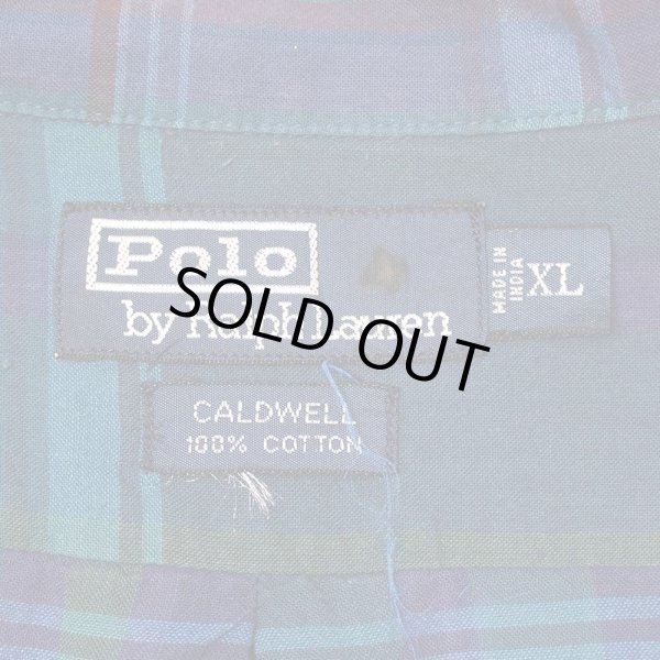 画像2: 90's Polo Ralph Lauren S/S オープンカラーシャツ "CALDWELL" (2)