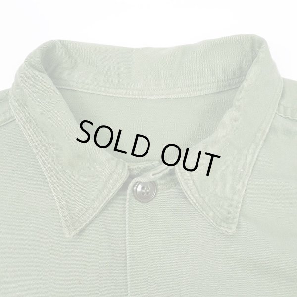 画像3: 60's US.ARMY コットンサテン ユーティリティシャツ “3rd” (3)