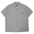 画像1: Late 90's Dickies S/S オープンカラーシャツ "GRAY Plaid" (1)